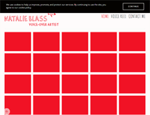 Tablet Screenshot of natalieblass.com